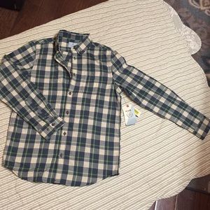 Cute NWT light flannel shirt